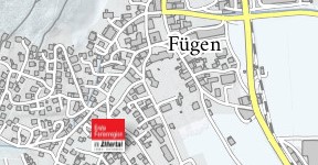 Ortsplan von Fügen